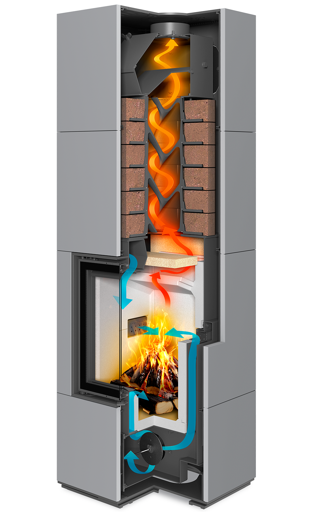 Technika a princíp fungovania akumulačných kachlí NORDAC